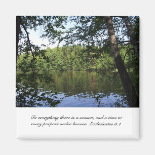 Jahreszeit Ecclesiastes See-Wald Magnet