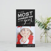 JAHRESZEIT | FERIENFOTOKARTE FEIERTAGSKARTE (Stehend Vorderseite)