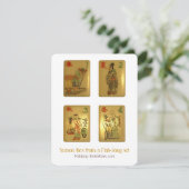 Jahreszeit-Fliesen - erläuternde Karte (Stehend Vorderseite)