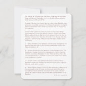 Jahreszeit-Fliesen - erläuternde Karte (Rückseite)