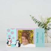 Jahreszeit-Grüße Feiertagskarte (Stehend Vorderseite)