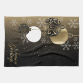 Jahreszeit-Grüße Geschirrtuch (Horizontal)