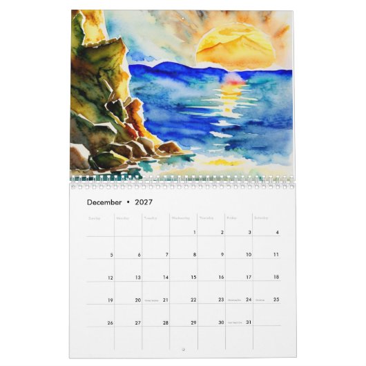 Jahreszeit Kalender (Dez 2027)