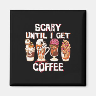 Jahreszeit Latte Fall Halloween Beängstigend, bis Magnet