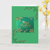 JAHRESZEIT, MICH UNTER DER MISTLETOE-KARTE ZU TREF KARTE (Gelbe Blume)