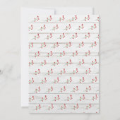 Jahreszeit Verheiratet | Rustikale Winter-Hochzeit Einladung (Rückseite)