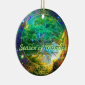 Jahreszeit von Wundern - Baum von LebenWellness Keramik Ornament (Rechts)