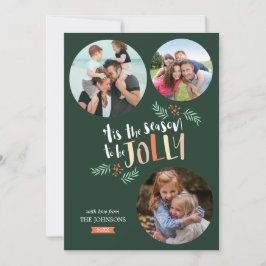 Jahreszeit zum Jolly 3-Foto Weihnachten