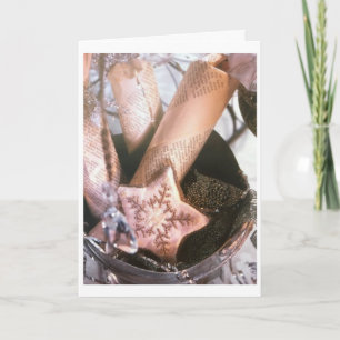 JAHRESZEIT ZUR ERINNERUNG **SIE** WEIHNACHTEN KARTE