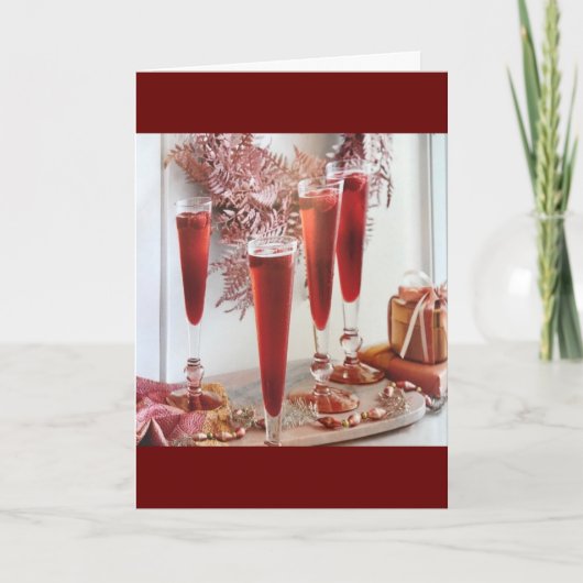 JAHRESZEIT ZUR ERINNERUNG **SIE** WEIHNACHTEN KARTE (Vorderseite)