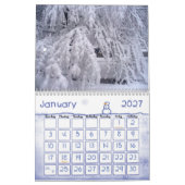 Jahreszeiten 20XX Kalender (Jan 2027)