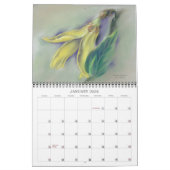 Jahreszeiten der botanischen Kunst durch MM Anders Kalender (Jan 2026)