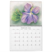 Jahreszeiten der botanischen Kunst durch MM Anders Kalender (Feb 2026)