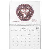 Jahreszeiten des Souls, Fraktal-Mandalas Kalender (Jan 2026)