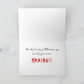 Jahreszeiten Eatings Feiertagskarte (Innenseite)