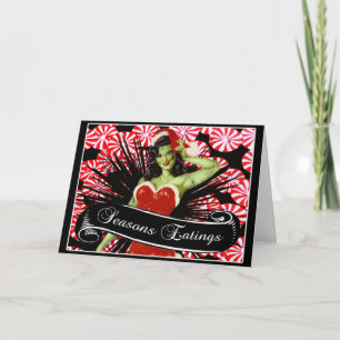 Jahreszeiten Eatings Feiertagskarte