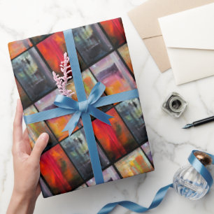 Jahreszeiten Gemälde von Alfred Fox Geschenkpapier