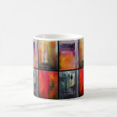 Jahreszeiten Gemälde von Alfred Fox Kaffeetasse (Mittel)