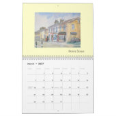 Jahreszeiten im Aquarell Kalender (Mär 2027)