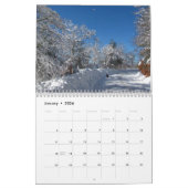 Jahreszeiten in New England ~ Kalender (Jan 2026)