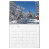 Jahreszeiten in New England ~ Kalender (Jan 2027)