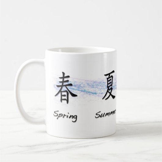Jahreszeiten Kaffeetasse (Links)