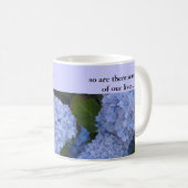 Jahreszeiten unserer Lives Hydrangeas Kaffeetasse (VorderseiteRechts)
