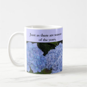 Jahreszeiten unserer Lives Hydrangeas Kaffeetasse