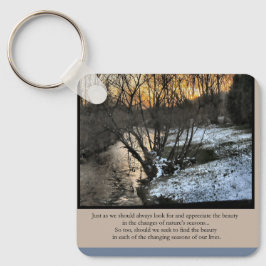 Jahreszeiten unseres Lebens Inspiration Schlüsselanhänger