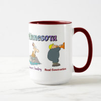 Jahreszeiten von Minnesota-Tasse