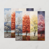 Jahreszeiten Wetter Baum Farben Programm (Vorne/Hinten)