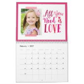 Jahreszeitliche Zitate Moderner Foto Kalender (Feb 2027)