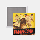 Jahrgang 1954 Feria de Pamplona Magnet (Vorderseite/Rückseite)