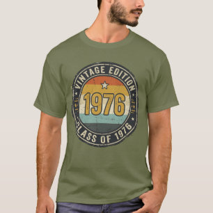 Jahrgang 1976 Retro Sonnenuntergangsstreifen Abgen T-Shirt