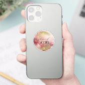 Jahrgang 2026 - Vinyl-Aufkleber nach Maß (Pink) Aufkleber (Telefon)