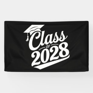 Jahrgang 2028 Stolz Absolvent Abschlussfeier Banner