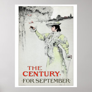 Jahrhundert für September 1896 Poster