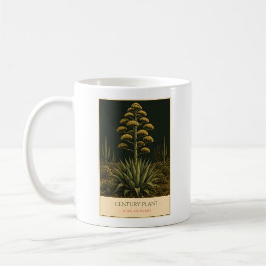Jahrhundert Pflanze Kaffeetasse (Links)
