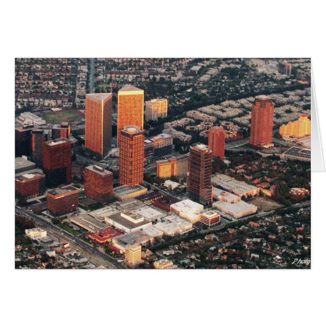 Jahrhundert-Stadt am Sonnenuntergang (Vorderseite (Horizontal))