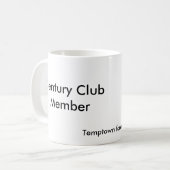 Jahrhundert-Vereinsmitglied Kaffeetasse (Vorderseite Links)