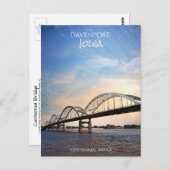 Jahrhundertbrücke über den Mississippi Postkarte (Vorne/Hinten)