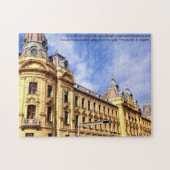 Jahrhunderte altes Gebäude in Zagreb Kroatien Puzzle (Horizontal)