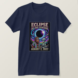 Jahrhundertfinsternis 2. August 2027 Historisch T-Shirt