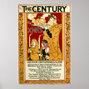 Jahrhunderts Weihnachten 1895 Cover by Rhead Poster