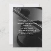 Jährlich - Medizinische Schule, Abschluss für das Einladung (Rückseite)