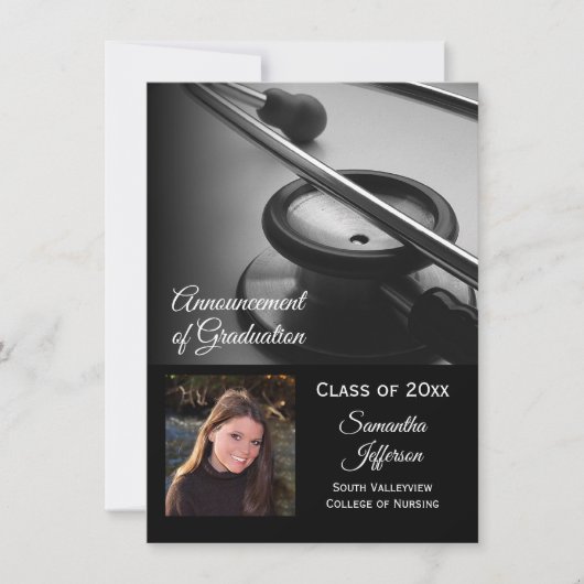 Jährlich - Medizinische Schule, Abschluss für das Einladung (Vorderseite)