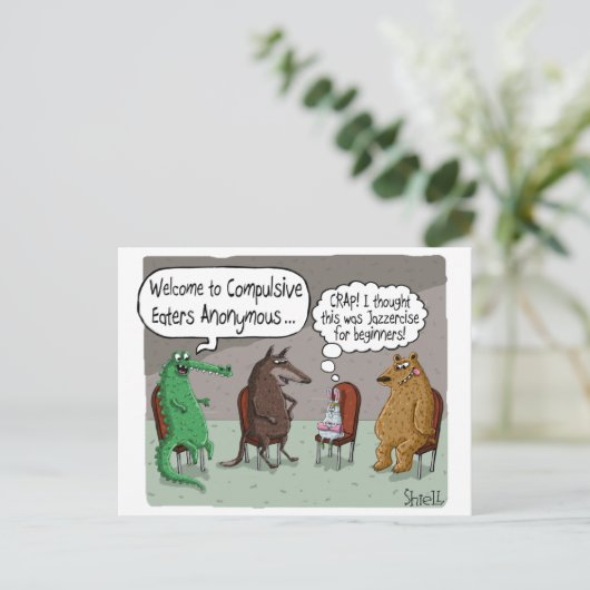 JÄHRLICH POSTKARTE (Stehend Vorderseite)