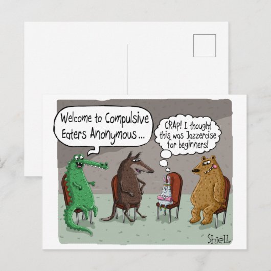 JÄHRLICH POSTKARTE (Vorne/Hinten)