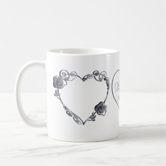 Jährliche 2 Foto Kaffeetasse (Links)