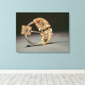 Jährliche Brosche, Ardagh Hoard, Reerasta Leinwanddruck (Insitu (Holzboden))